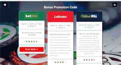 Desktop Screenshot of bonus-promotion-code.com
